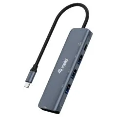 Equip Dock USB-C- to HDMI.3xUSB3.0.100WPD 25cm gr
