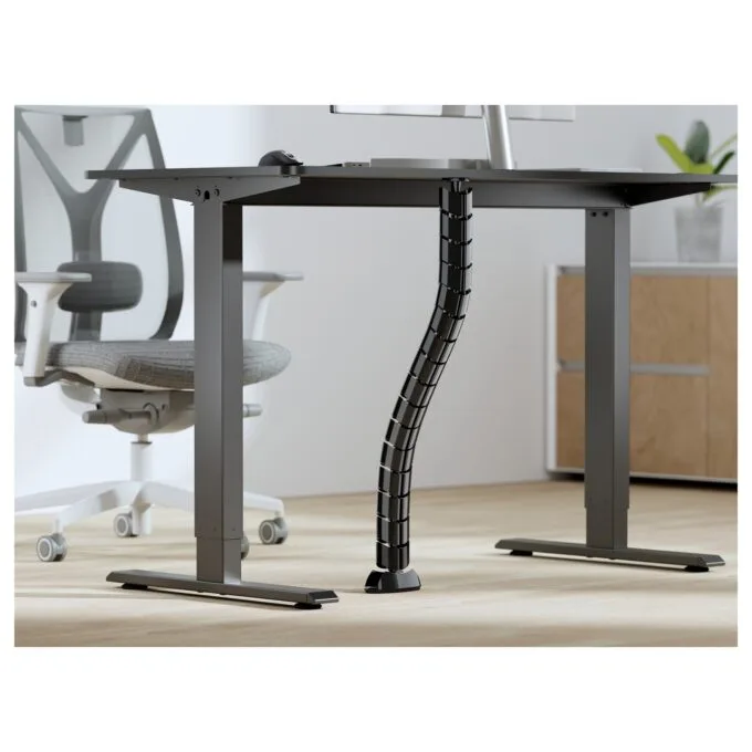 Equip Doppel-Kabelführung mit Untertischmontage schwarz lite Retail — image 6
