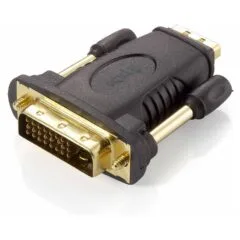 Equip HDMI Adapter A-DVI(24+1) Bu St 1920 x 1200 sw Polybeutel