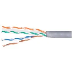 Equip Instal.Kab Cat6 U UTP 4P23 100.00m grau LSZH