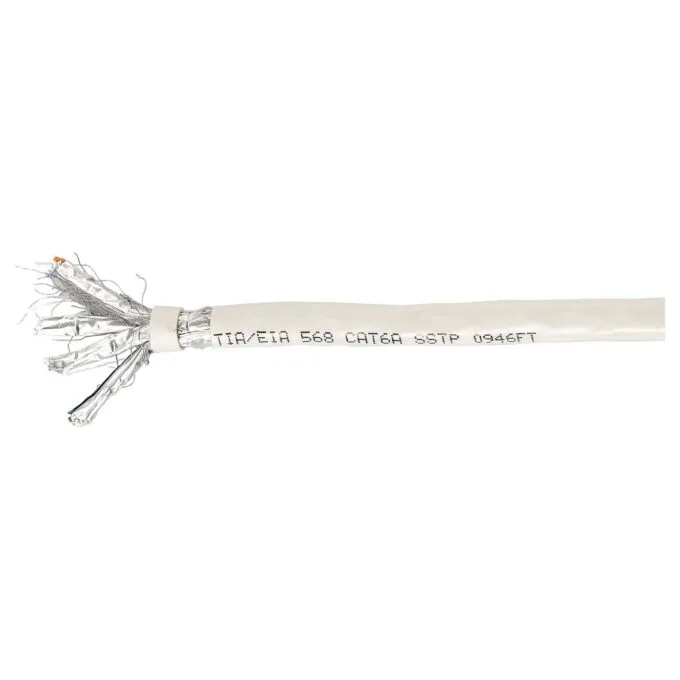 Equip Instal.Kab Cat6A S FTP 4P23 100.00m grau LSZH — image 1
