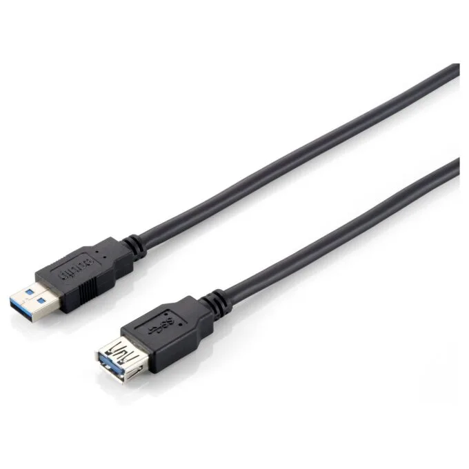 Equip Kabel USB-A 3.0 - to A Verl. St Bu 2.00m 5Gbps sw Polybeutel — image 1