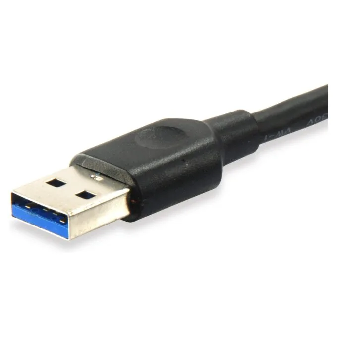 Equip Kabel USB-A 3.2 - to C St St 0.50m 3A 20V sw — image 2
