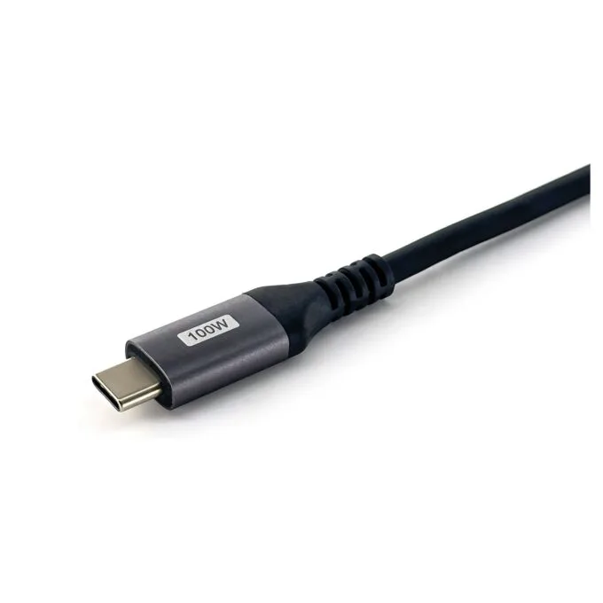 Equip Kabel USB-C 2.0 - to C wink. St St 1.00m 5A 480Mbps sw — image 4