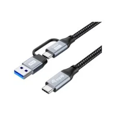 Equip Kabel USB-C 3.2 - to C A St St 2.00m 20Gbps schwarz
