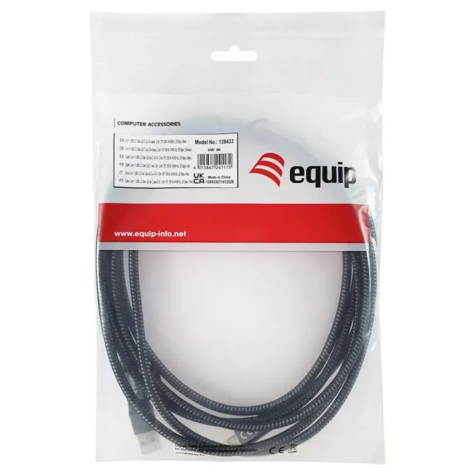 Equip Kabel USB-C 3.2 - to C A St St 3.00m 20Gbps schwarz — image 7