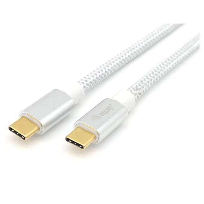 Equip Kabel USB-C 3.2 - to C St St 0.50m 5A 4K 60Hz ws — image 1