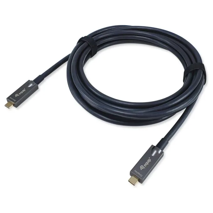 Equip Kabel USB-C 3.2 - to C St St 10.00m 3A 4K 60Hz sw — image 2