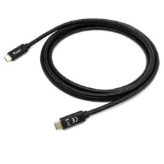 Equip Kabel USB-C 3.2 - to C St St 1.00m 3A 20V sw