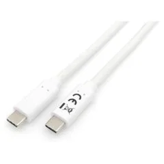 Equip Kabel USB-C 3.2 - to C St St 2.00m 3A 20V ws