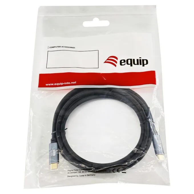 Equip Kabel USB-C 3.2 - to C St St 2.00m 5A 4K 60Hz sw — image 5