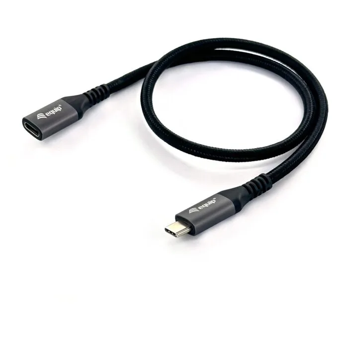 Equip Kabel USB-C 3.2 - to C Verl. St Bu 0.50m 5A 4K 60Hz sw — image 1