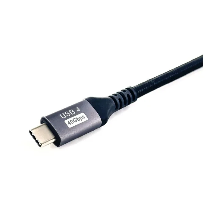 Equip Kabel USB-C 4.0 - to C St St 2.00m 5A 8K 60Hz sw — image 3