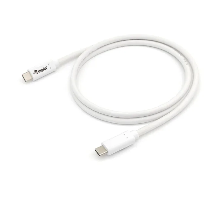 Equip Kabel USB-C3.2- to C Gen1 PD60W St St 0.50m weiß — image 2