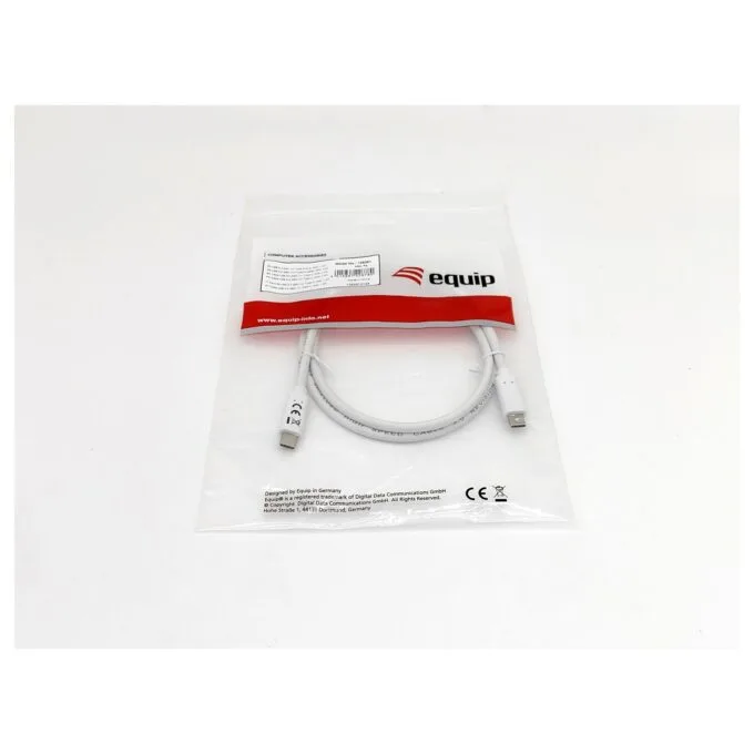 Equip Kabel USB-C3.2- to C Gen1 PD60W St St 0.50m weiß — image 4
