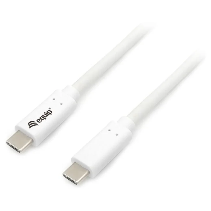 Equip Kabel USB-C3.2- to C Gen1 PD60W St St 0.50m weiß — image 1