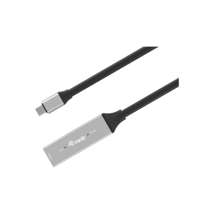 Equip Kabel USB-C3.2- to C Gen1 Akt.Erweit.St Bu 10.00m schwarz — image 2
