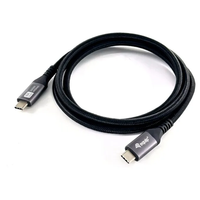 Equip Kabel USB-C4.0- to C 40Gbps PD240W St St 0.50m schwarz — image 1