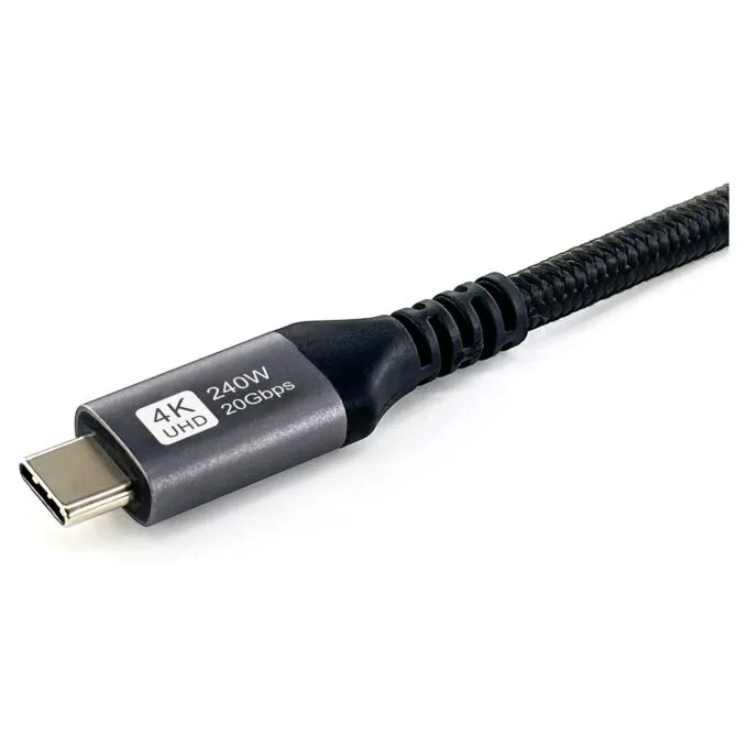 Equip Kabel USB-C4.0- to C Gen2x2 PD100W St St 3.00m schwarz — image 4
