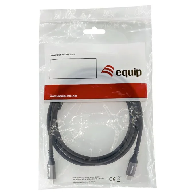 Equip Kabel USB-C4.0- to C Gen2x2 PD100W St St 3.00m schwarz — image 6