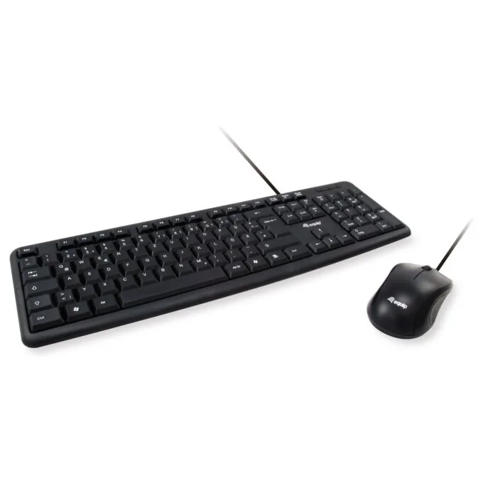 Equip Kabelgebundene Kombi Keyboard+Mouse. schwarz. italieni — image 1