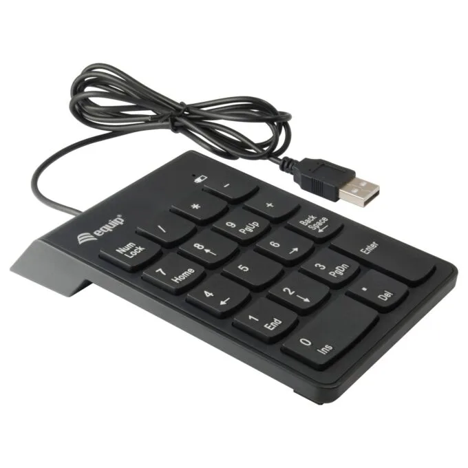 Equip Kabelgebundene USB Nummernblock schwarz — image 3