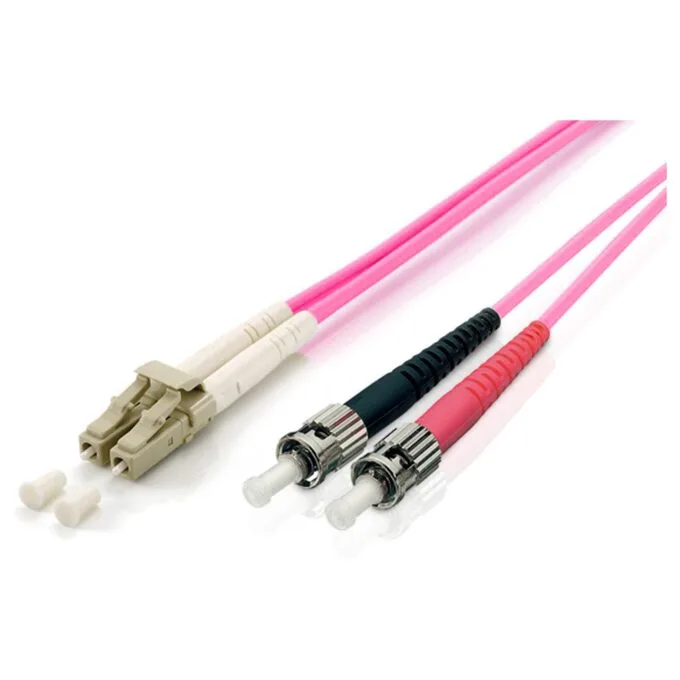 Equip LWL Patchkabel LC- to ST 2.00m Multimode Duplex OM4 vi Polybeutel — image 1
