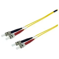 Equip LWL Patchkabel ST- to ST 5.00m Singlemode Duplex OS2 ge Polybeutel