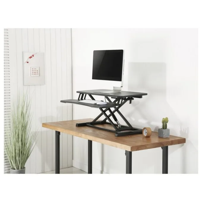 Equip Monitortisch mit Sitz-Stehbankerhöhung 15Kg sw — image 6