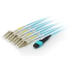 Equip MTP LC Trunk Fiber Patch Cord OM4 M M 3.00m Polybeutel
