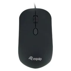 Equip Optische Maus USB Komfort Rechts-Linkshänder 1.8m sw