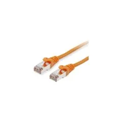 Equip Patchkabel Cat6 S FTP 2xRJ45 5.00m orange LSZH Polybeutel