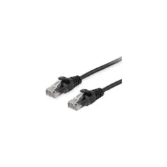 Equip Patchkabel Cat6 U UTP 2xRJ45 20.00m schwarz Polybeutel