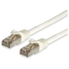 Equip Patchkabel Cat6A Cat7Pro S FTP 2xRJ45 10.00m weiß LSZH Polybeutel
