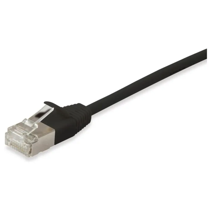 Equip Patchkabel Cat6A F FTP 2xRJ45 0.25m sw Slim LSZH Polybeutel — image 2