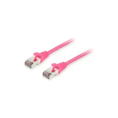 Equip Patchkabel Cat6A S FTP 2xRJ45 0.25m pink LSZH Polybeutel
