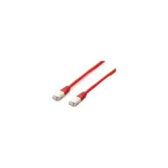 Equip Patchkabel Cat6A S FTP 2xRJ45 0.50m rot Plat.LSZH Polybeutel