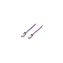 Equip Patchkabel Cat6A S FTP 2xRJ45 1.00m lila Plat.LSZH Polybeutel