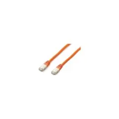 Equip Patchkabel Cat6A S FTP 2xRJ45 20.00m orange Plat.LSZH Polybeutel