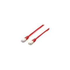 Equip Patchkabel Cat6A S FTP 2xRJ45 20.00m rot Plat.LSZH Polybeutel
