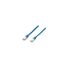 Equip Patchkabel Cat6A S FTP 2xRJ45 5.00m blau Plat.LSZH Polybeutel