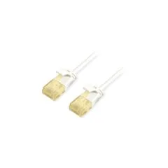 Equip Patchkabel Cat6A SlimFlex U UTP 0.25m weiß LSZH 2xRJ45 Polybeutel