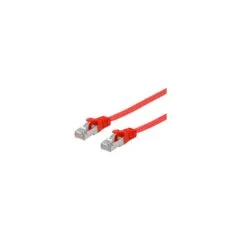 Equip Patchkabel Cat6A U FTP 2xRJ45 10.00m rot Flach LSZH Polybeutel