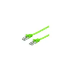 Equip Patchkabel Cat6A U FTP 2xRJ45 1.00m grün Flach LSZH Polybeutel