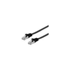 Equip Patchkabel Cat6A U FTP 2xRJ45 1.00m sw Flach LSZH Polybeutel