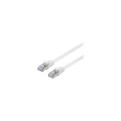 Equip Patchkabel Cat6A U FTP 2xRJ45 5.00m weiß Flach LSZH Polybeutel