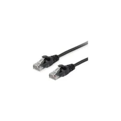 Equip Patchkabel Cat6A U UTP 2xRJ45 0.25m schwarz LSZH Polybeutel