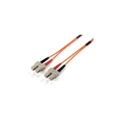 Equip Patchkabel SC- to SC 2.00m Singlemode Duplex OS2 gelb Polybeutel
