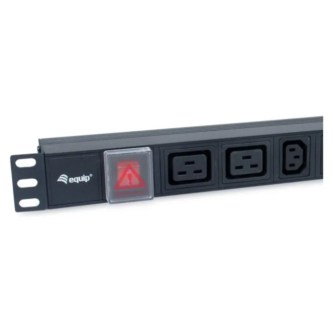 Equip Steckdosenleiste 19'(1HE)8fach IEC C20 1.8m Alu. Sch — image 3