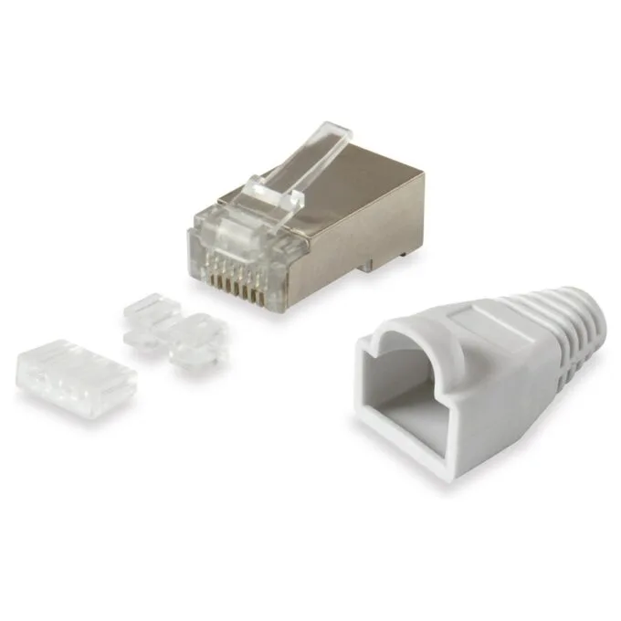 Equip Stecker RJ45 Cat6 100STK mit Knickschutz u. Einf — image 1